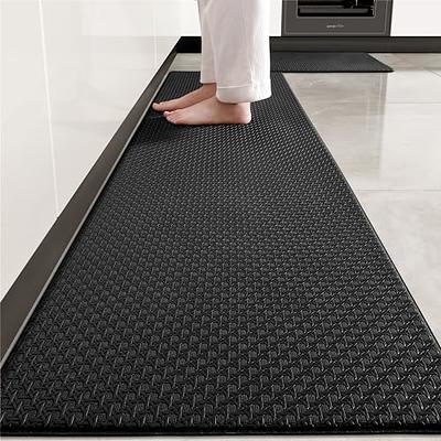HappyTrends Kitchen Floor Mat - 3/4 Inch Thick Anti-Fatigue Kitchen Rug,Waterproof  Non-Slip Kitchen Mats and Rugs Heavy Duty Ergonomic Comfort Rug for Kitchen,Office,Sink,Laundry,(17.3  x 28, Black) - Yahoo Shopping