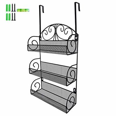 YQBOOM Mug Hanger Under Cabinet 3 Pcs Iron Mug Rack Wall Mounted