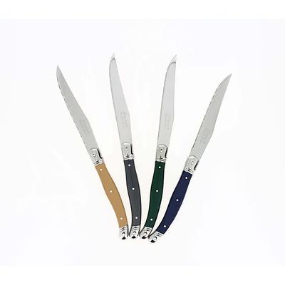 French Home Laguiole Connoisseur Stainless Steel Steak Knives Set of 4