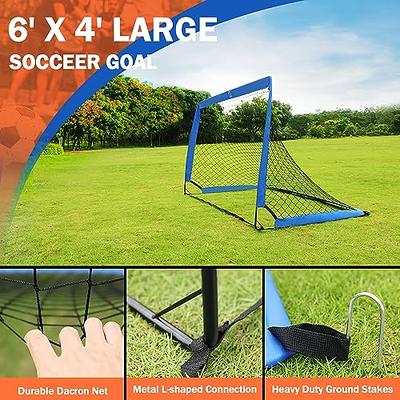 Blomoba BLOMOBA Soccer Goal - Portable Soccer Net 4' x 6' - Pop Up