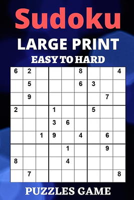 Sudoku Puzzle Book for Adults Large Print - 100+ Sudoku Puzzles 9x9 Hard  Level with Full Solutions - 2023 Sudoku Game with 36-pt Font Size & One