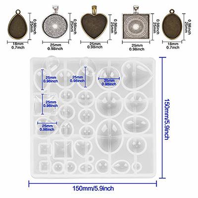 Resin Jewelry Molds, Silicone Molds For Diy Jewelry Pendant