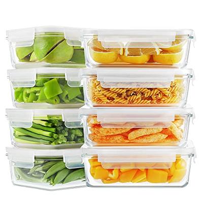 8-Pack,30 oz]Glass Meal Prep Containers,MCIRCO Glass Food Storage