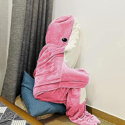 Dropship Shark Blanket Shark Sleeping Bag Tail Wearable Fleece Throw Blanket  For Adult to Sell Online at a Lower Price