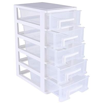 Mini Plastic Drawer Storage - 5 Drawer Drawer Storage Organizer