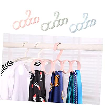 FSUTEG Plastic Hangers Space Saving Clothes Hangers