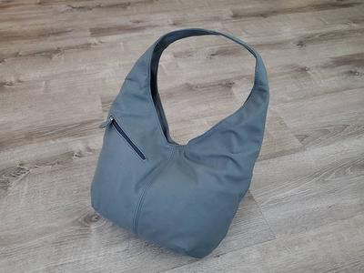 Light Grey Leather Hobo Bag Crossbody Shoulder Bags for Work