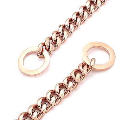 Big Dog Chain Collars, txprodogchains 32MM Thick Cuban Link Dog Collar  Strong Metal Dog Cuban Link Collar with Buckle, Solid Stainless Steel Gold  Dog