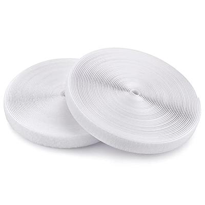 0.75 Inch x 37 Feet Sew On Hook and Loop Tape, Non-Adhesive Back Heavy Duty