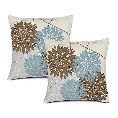 Elife Soft Square Christmas Snowflake Home Decorative Canvas Cotton  Embroidery Throw Pillow Covers 18x18 Cushion Covers Pillowcases for Sofa  Bed Chair (1 Pair, Grey) - Yahoo Shopping