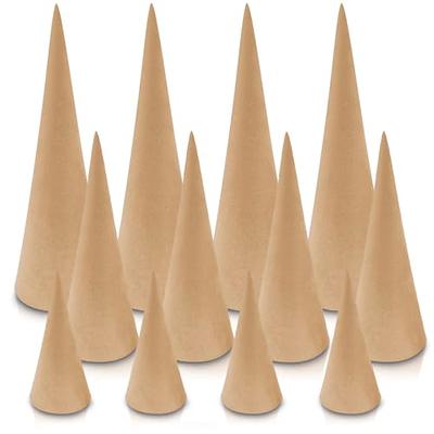 Paper Mache Craft Cones Variety Pack- 3 Sizes- 13.75 x 5, 10.63 x 4, 7 x 3  Inches- Set of 12 - Yahoo Shopping