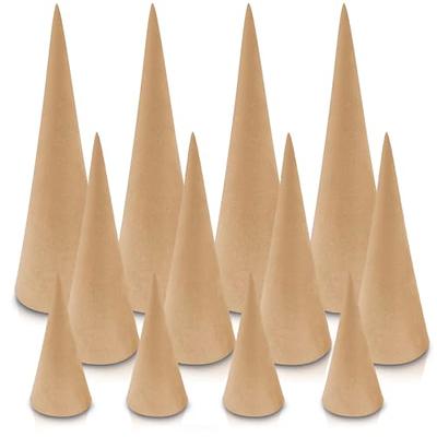 Styrofoam Cones - Paper Mache Cones - Clear Plastic Cones - Craft Cones