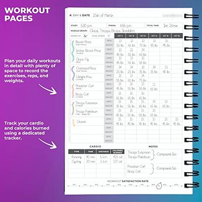 Clever Fox Fitness Journal Workout Log Book - Daily Fitness