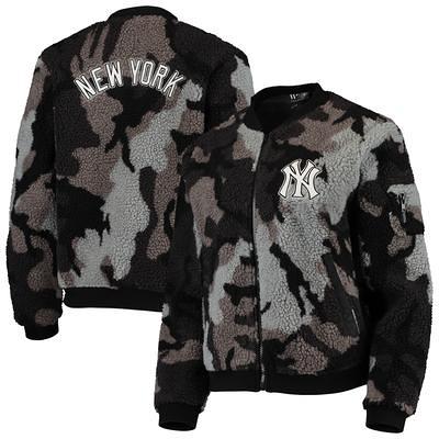 Men's The Wild Collective Black New York Jets Camo Pullover Hoodie