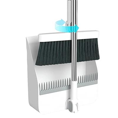 Small Cleaning Broom Dustpan Set 2 in 1 Mini Broom Dustpan Kit