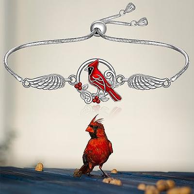 Cardinal Bird Bracelet