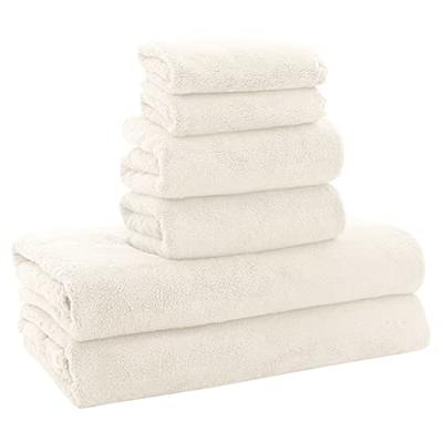 Utopia Towels 8-Piece Luxury Towel Set, 2 Bath Towels, 2 Hand Towels, and 4  Wash Cloths, 600 GSM 100% Ring Spun Cotton Highly Absorbent Viscose Stripe  Towels Ideal for Everyday use (Lavender) - Yahoo Shopping