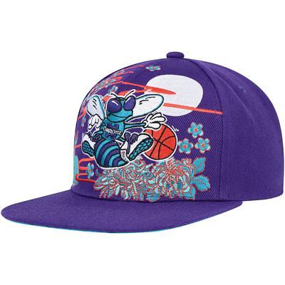 Men's Mitchell & Ness Light Blue Charlotte Hornets Hardwood