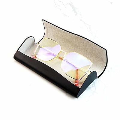 WANXIN Portable Eyeglass Case Eyeglasses Bag for Reading Glasses Spectacles  and Small Sunglasses, Sturdy Pocket Size Cases (black) - Yahoo Shopping