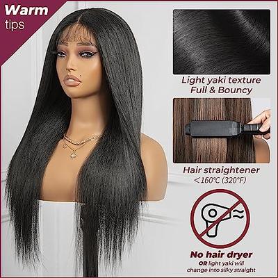 Black Wig for Women Glueless No Lace Front Wig Premium Synthetic