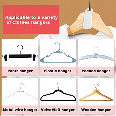 20/100 Space Saving Clothes Hanger Connector Hooks Cascading