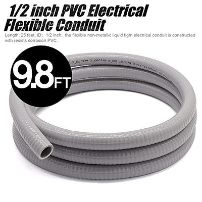 Sealproof 1/2-Inch Flexible Nonmetallic Liquid-Tight Electrical Conduit  Type B, UL Listed, 1/2 Dia, 25 Feet, Made in USA