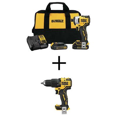 20-Volt Max Drill/Driver & Impact Driver Combo Kit, 1/2 In., (2