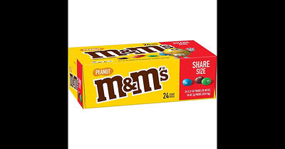 M&M'S Milk Chocolate Candy Sharing Size 3.14 oz. Pouch, 24/Box (MMM04431)