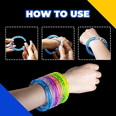 GODANEEY 24PCS Halloween LED Glow Bracelets - LED Bracelets, Glow