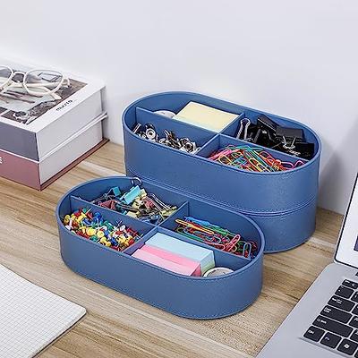 Cable Storage Boxes Organizers 2 Pack,Cord Charger Storage Organizer Box  Case with 20pcs Cable Ties,Stackable,Clear