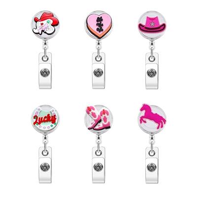 Badge Reel, Retractable Badge Clip for Nurse, Funny Badge Holder, Help is  On The Way Dear Badge Reels, Retractable Lanyard for ID Badges, Mrs.