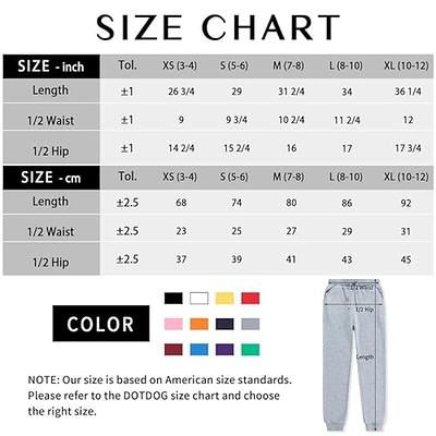 DOTDOG Kids Unisex Soft Brushed Fleece Pull-on Jogger Sweatpants Basic  Casual Pants for Boys or Girls (3-12 Years)(Gray, m) - Yahoo Shopping