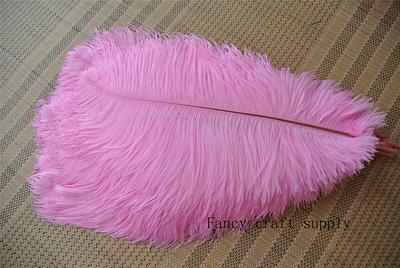 50pcs Dark Pink Ostrich Feathers Bulk for Wedding Party Home Table  Centerpiece Ostrich Plume Vases Home Decor Craft Accessories