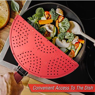 3 Sided Splatter Guard for Cooking, 2 Pcs Grease Splatter Guard, Splash  Guard Oil Splatter Guard Splatter Screens Kitchen Cooking Frying Pan Oil