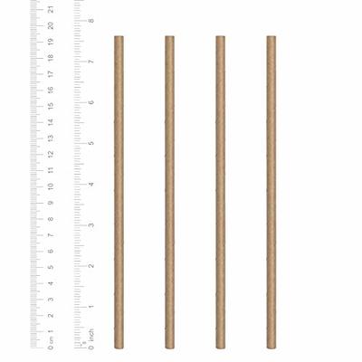 Halm Glass Straws - 20x 12 Inch Long Reusable Drinking Straws for Bootles  and big cups + Plastic-Free Cleaning Brush - Made in Germany - Dishwasher