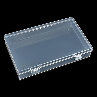 Pack of 4 Mini Storage Box with Lid, Rectangular Storage