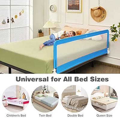 ComfyBumpy 59 inch Extra Long Toddler Bed Rails - Baby Bed Rail Guard for  Kids, Twin, Full, King and Queen Beds - Adjustable Bed Rail for Toddlers 