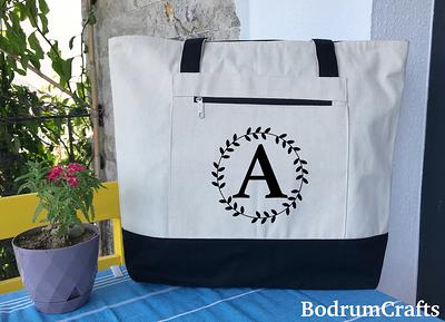 bag with initials