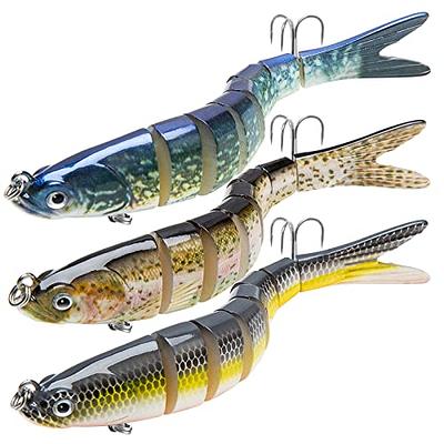 XBLACK Jointed Swimbaits Jointed Fishing Lures Hard Fishing Lures