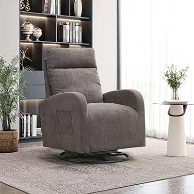 Blue Electric Lift Recliner Sofa with 2-Side Pockets and Cup