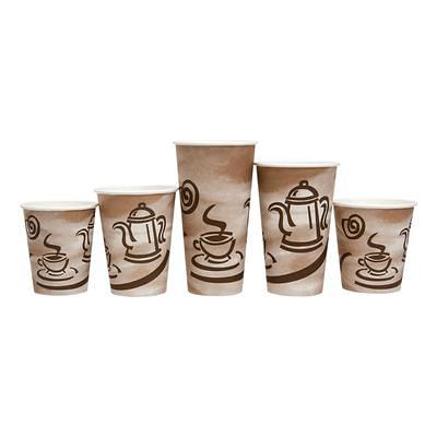 16 oz. Paper Hot Coffee Cups Empress Print, *FREE Shipping