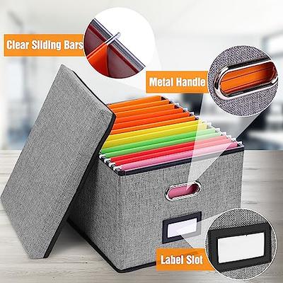 Hanging File Organizer Mesh Box - File Organizer Box Supports