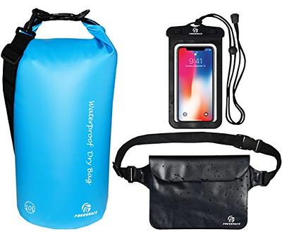 Smooth Trip AquaPockets Water Bottle Carrier Bag and Insulating Neoprene  Bottle Holder with Phone Case, 2 Pockets and Adjustable Strap for Walking  and