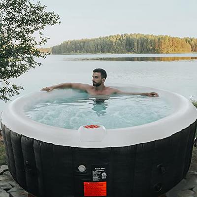 WEJOY AquaSpa Hot Tub Air Jet Spa 4-6 Person Blow Up Portable Hot Tub with  130 Bubble Jets Inflatable Outdoor Heated Round Hot Tub Spa - Yahoo Shopping