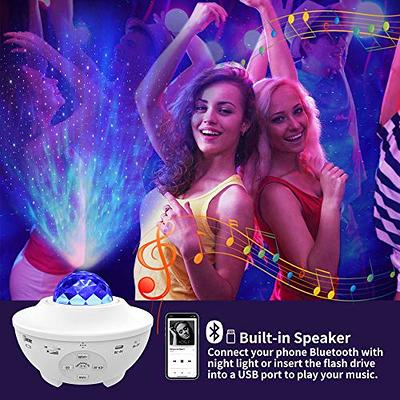 alaxy Projector, Star Projector Galaxy Light for Bedroom with APP & Remote  Control Bluetooth Music Speaker & 8 White Noises, LED Starlight Projector  Work with Alexa 