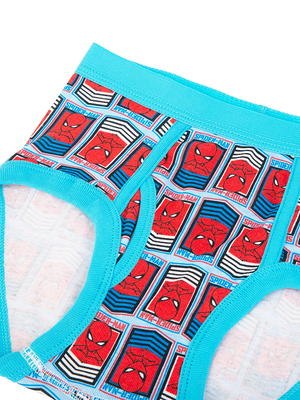 Spider-Man Boys 4-8 Brief Underwear, 5 Pack