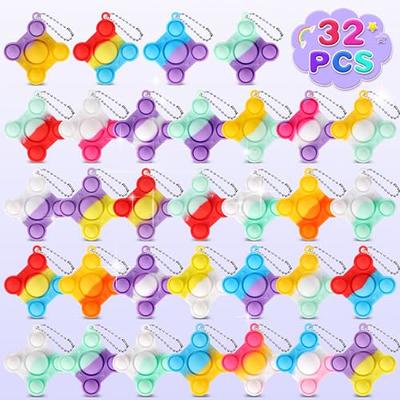 Pop Its Fidget Toys Pack 4 - Stress Relief Food Pop Its Poppers Fidget  Poppet Toy - Autism Learning French Fry Pizza Hamburger Popits Push Pop  Bubble