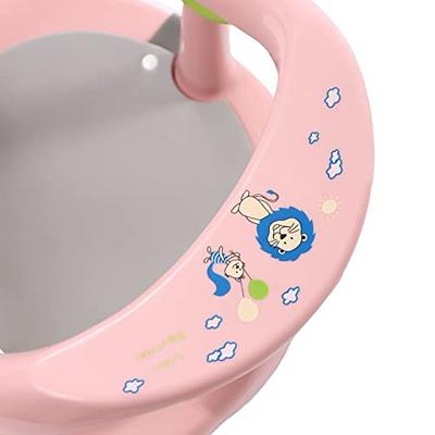 Portable Baby Bath Tub Ring Seat w/ Backrest for 6-18 Months