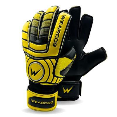 Elite Adult Black Solo Soccer Goalkeeper Gloves