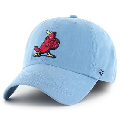 st louis cardinals hat light blue fitted